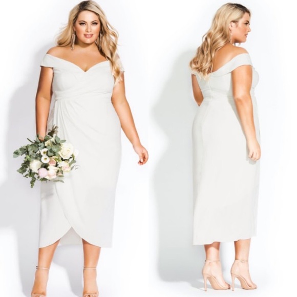 city chic rippled love dress